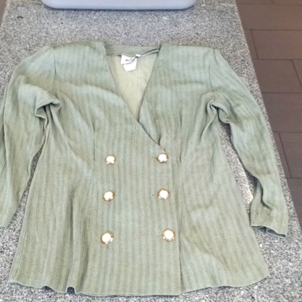 Gsl 1980s blazer with shoulder pads